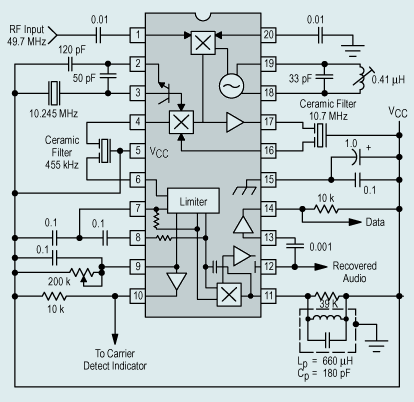 MC3335應(yīng)用電路