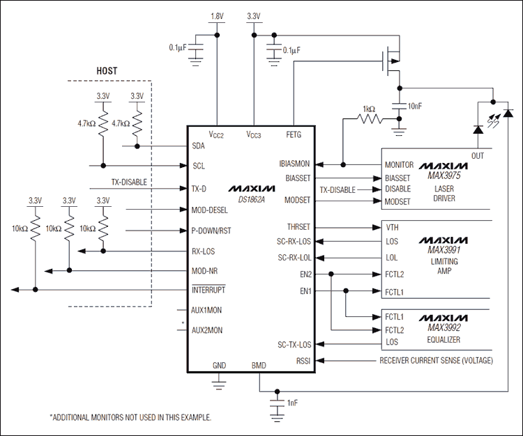 DS1862A：典型工作電路