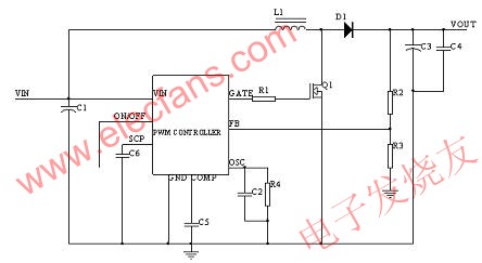 Boost PWM Controller + MOSFET 車載適配器 www.solar-ruike.com.cn