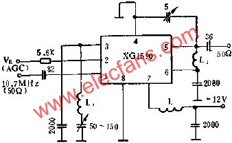 XG1590作10.7MHZ放大電路的應用  www.solar-ruike.com.cn