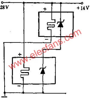 SW399的串聯使用線路圖  www.solar-ruike.com.cn