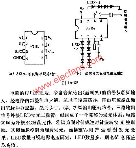 5G167引腳功能及典型應(yīng)用電路圖  www.solar-ruike.com.cn