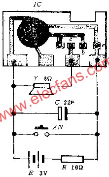 KD-15門鈴電路圖 www.solar-ruike.com.cn