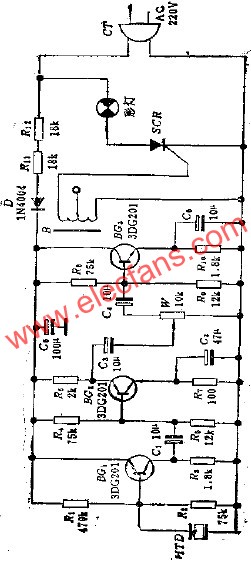 聲控式音樂彩燈電路  www.solar-ruike.com.cn