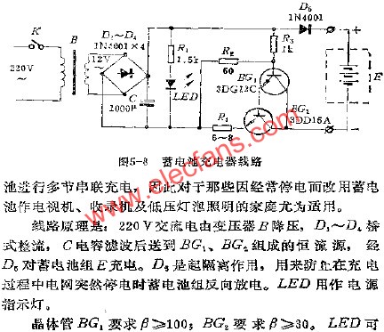 蓄電池充電器電路  www.solar-ruike.com.cn