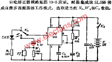 口吃矯正器電路  www.solar-ruike.com.cn