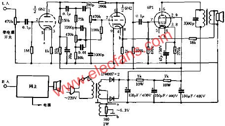 利用電子管收音機改制小功率膽機 www.solar-ruike.com.cn