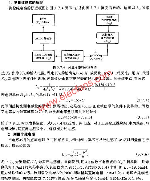 測量電感的原理框圖  www.solar-ruike.com.cn