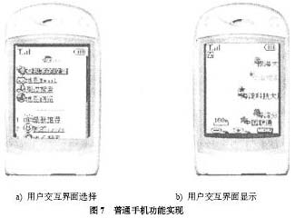 普通手機功能實現