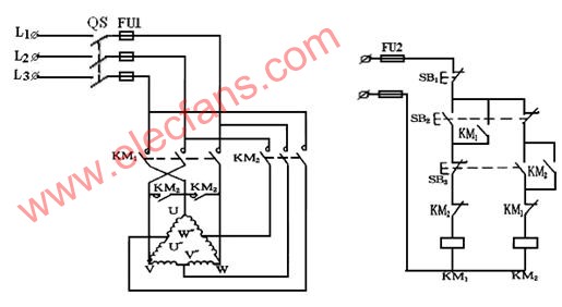 按鈕控制的雙速電動機控制線路 http://www.solar-ruike.com.cn