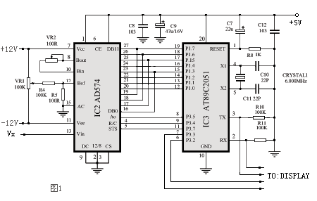 數(shù)字電壓表主電路