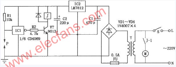 家用增壓水泵保護(hù)電路 www.solar-ruike.com.cn