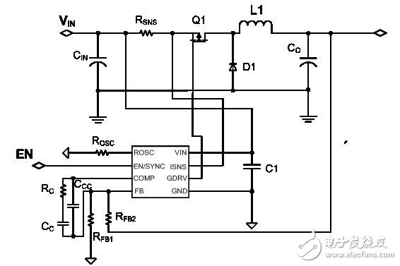 NCV8852的典型應用電路 