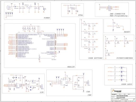 KEA128LEDLIGHTRD光控制模塊參考設計電路圖