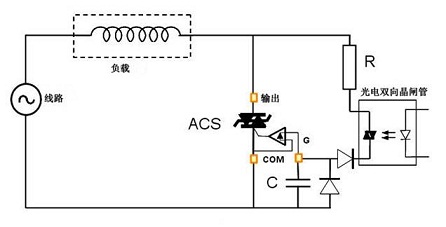 采用光電雙向晶閘管的全周期ACS開關控制解決方案