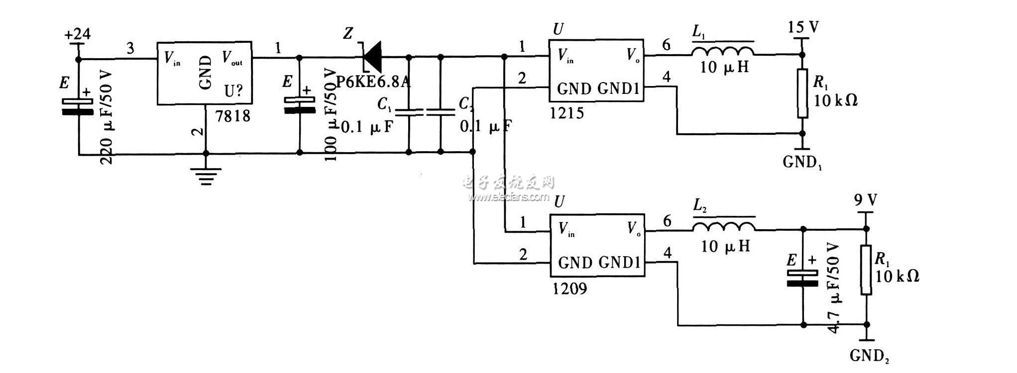 系統(tǒng)的電源電路設(shè)計