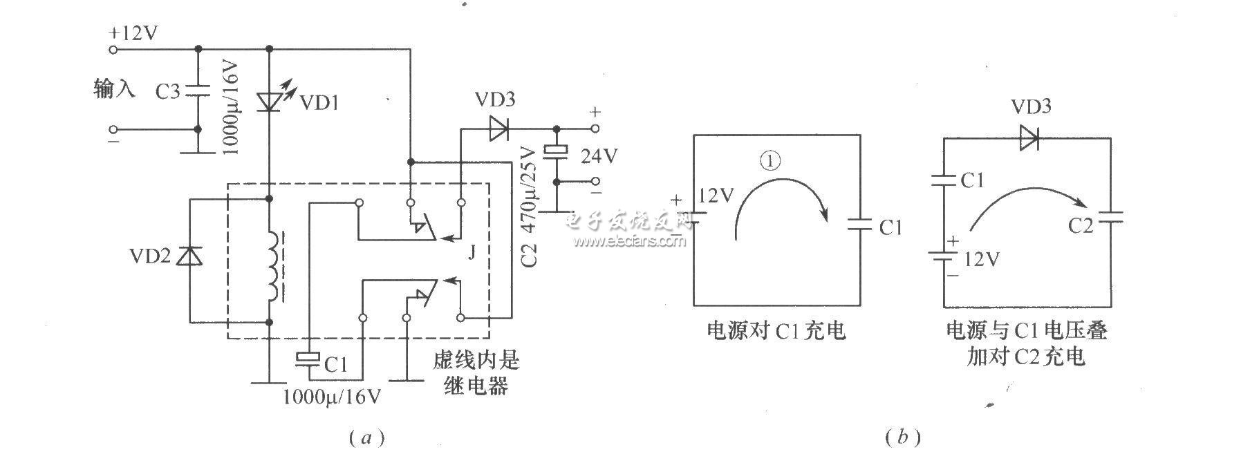 LED電源倍壓電路