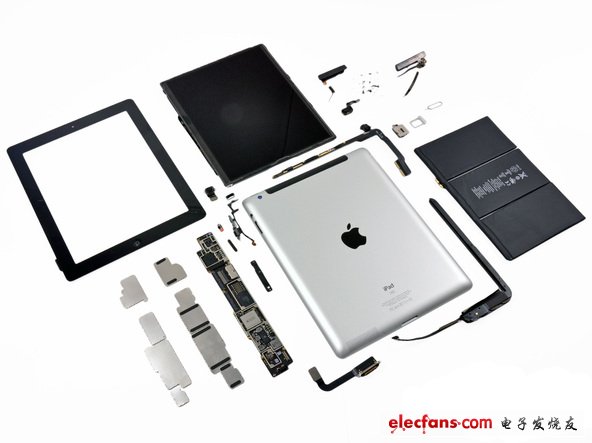 最新蘋果ipad 3拆解：高通、博通、三星包攬芯片