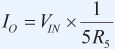 如果RL = 5R5 = 500 Ω，則：