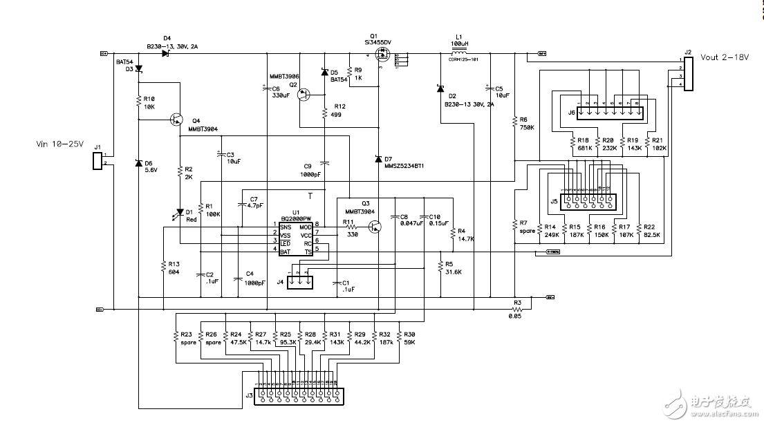 可編程多化合物快速充電電路設(shè)計