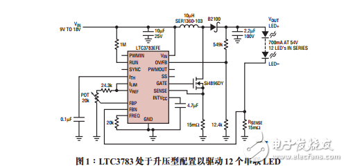 通用型高功率LED驅動器控制器簡化設計