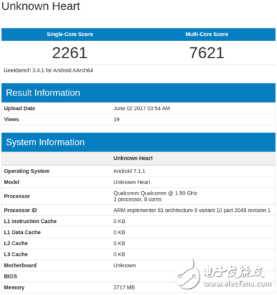 諾基亞9什么時候上市？諾基亞9最新消息：機型配置在跑分軟件泄露，驍龍835+8GB逆天！