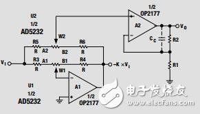 采用基于非易失性存儲器的數字電位器的多功能可編程放大器