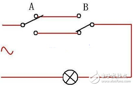 雙聯(lián)單控開關(guān)接線圖詳細(xì)解析