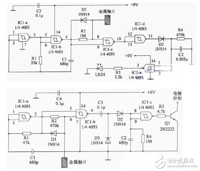 觸摸按鍵開關_觸摸按鍵開關原理圖_觸摸開關如何接線 