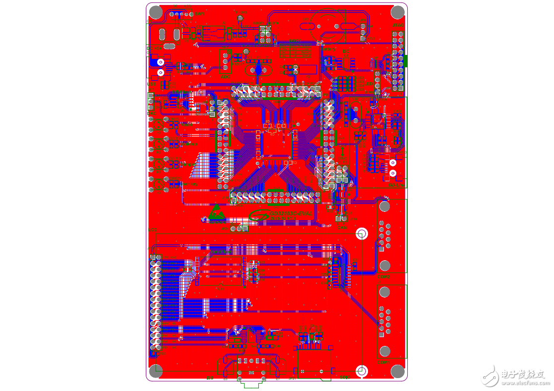 GD32F103VCT6 Demo板原理圖及使用說明手冊