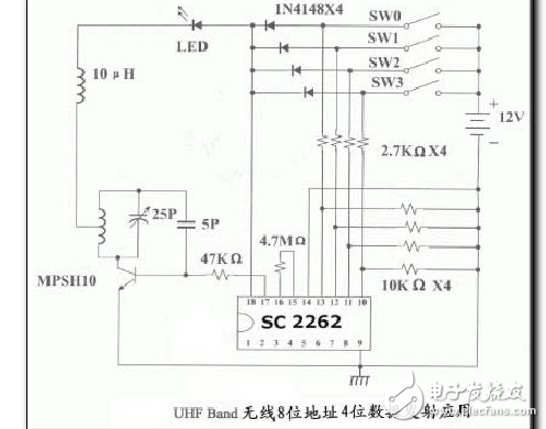 pt2262管腳及功能介紹