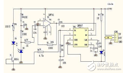 lm567紅外接收電路