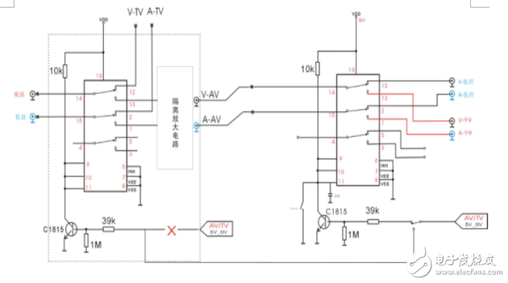 cd4053典型應(yīng)用電路圖