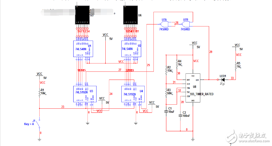 74ls148應用電路圖大全（優先編碼器\搶答器）