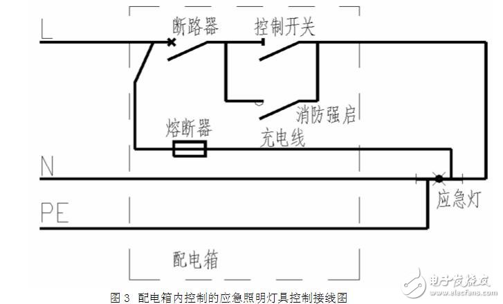 帶蓄電池應(yīng)急燈接線圖詳解