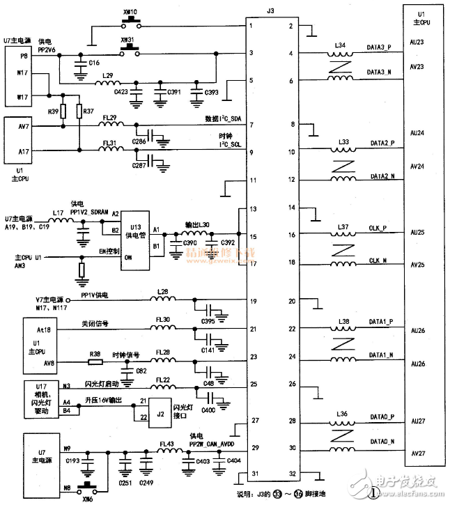 iphone5S手機(jī)主攝像與閃光燈的電路分析及故障維修方法分享（全）