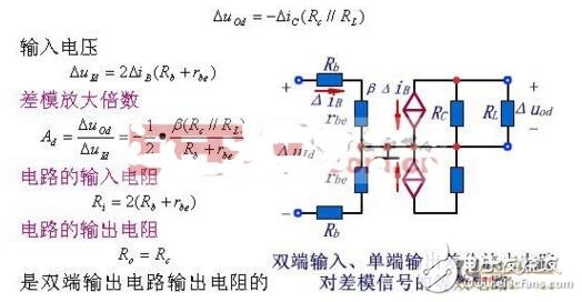 差分放大電路單端輸出和雙端輸出區別以及應用