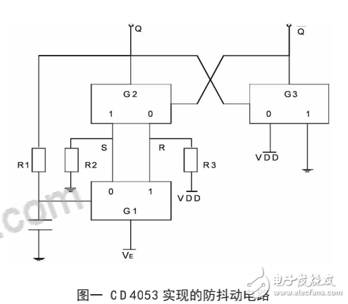 cd4053典型應(yīng)用電路圖