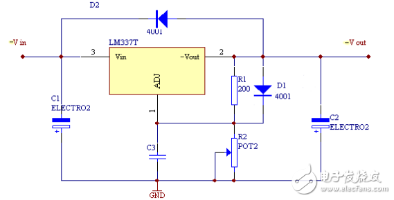 LM317穩壓器介紹、引腳圖、參數、工作原理及應用電路圖