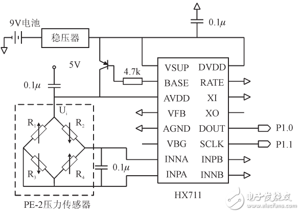 一種高精度便攜式電子秤的設(shè)計(jì)