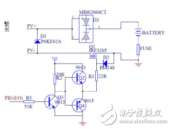 基于IRF3205的太陽能路燈控制器的設計