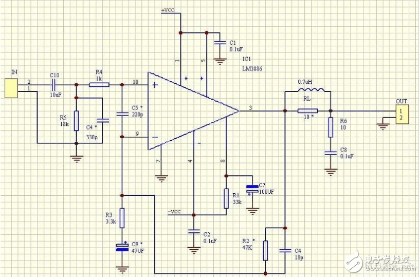 lm3886介紹_lm3886功放電路圖分享